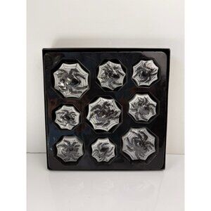 VTG Set Halloween 3D Floating Spider Web Wax Candles Spooky Scary - New Open Box